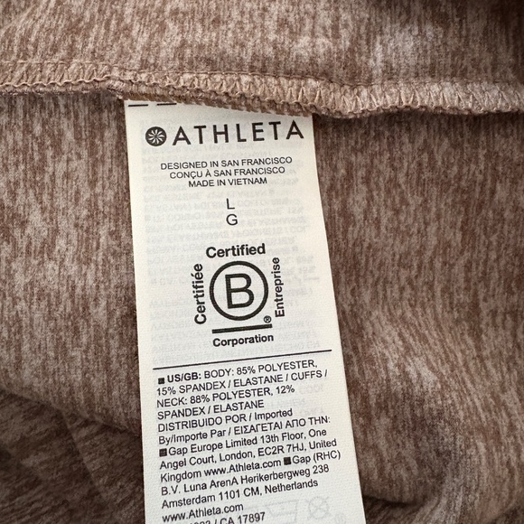 Athleta Softluxe Top in Pyrite Dovetail Heather - Picture 5 of 10